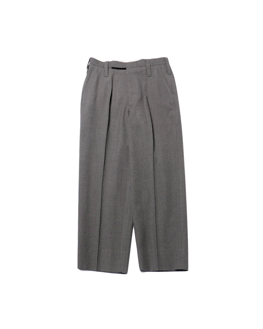 MILITARY WOOL SERGE 1-TUCK FRENCH ARMY TAPERED TROUSER
