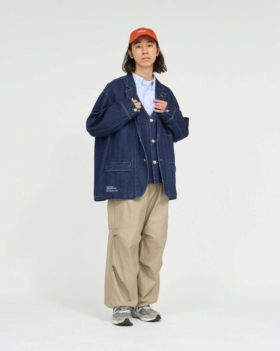 WORKERS DENIM VEST(INDIGO) – FreshService® official site