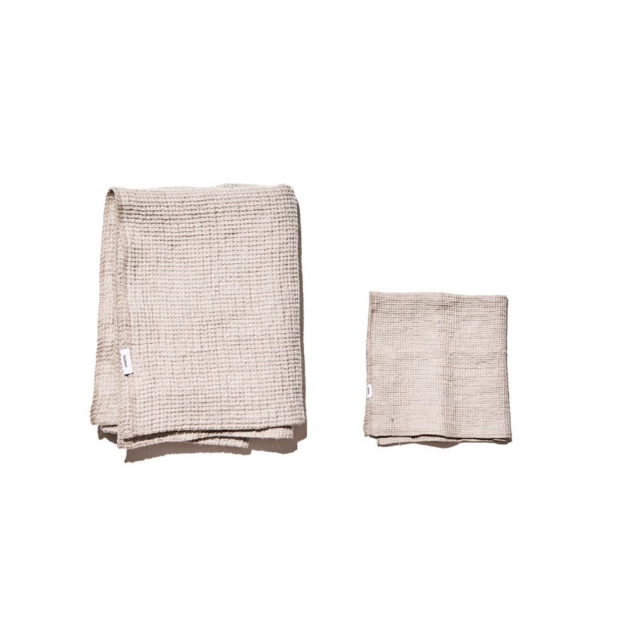 Linen Waffle Hand＆Face Towel