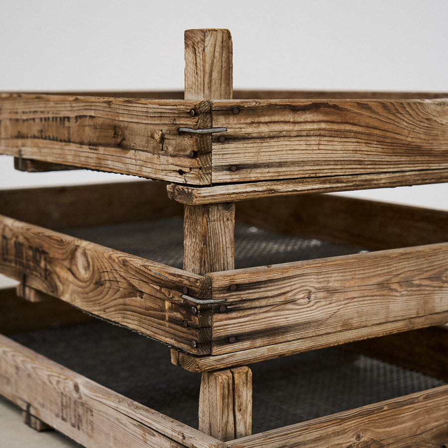 Stackable Wooden Strage Tray – FreshService® official site